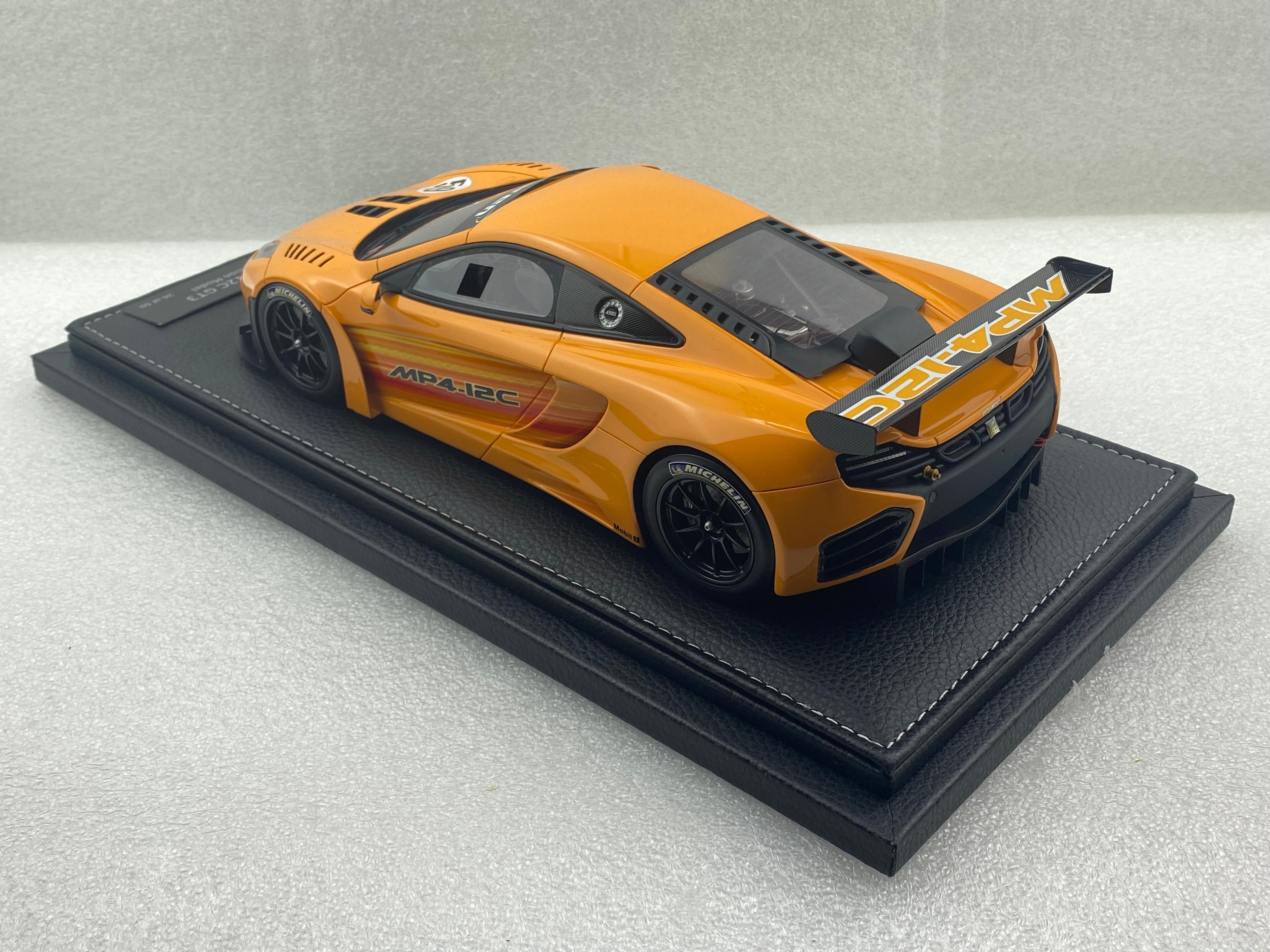 Peako 1:18 2011 McLaren MP4-12C GT3 #59 Orange 1804OR (Clearance Final Sale)