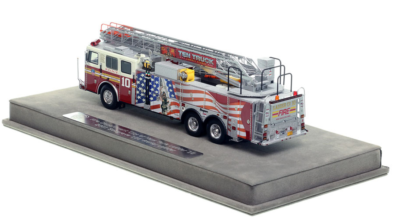 FIRE DEPARTMENT CITY OF NEW YORK 2001 LADDER 10 - MANHATTAN
