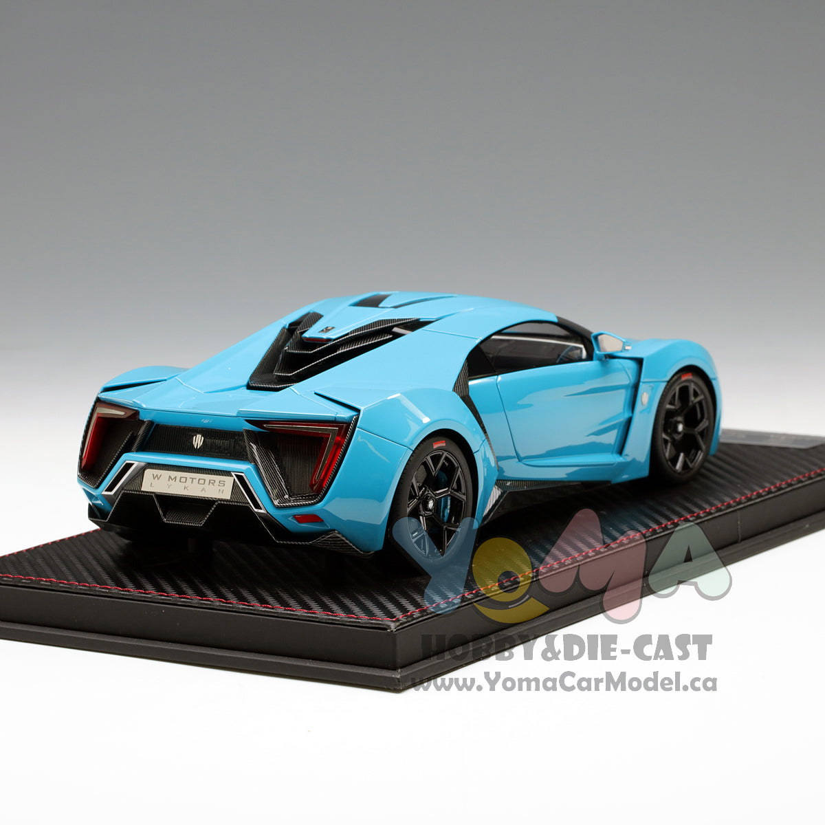 Frontiart 1:18 W Motor Lykan Hypersport Tiffany Blue F030-33