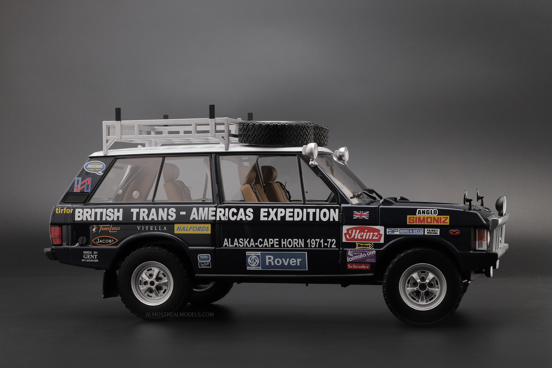Range Rover “The British Trans-Americas Expedition” (868K) 1:18 by Almost Real