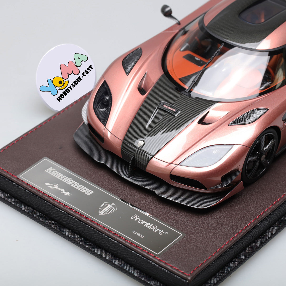 Frontiart 1:18 Koenigsegg Agera S Gold/carbon F050-111