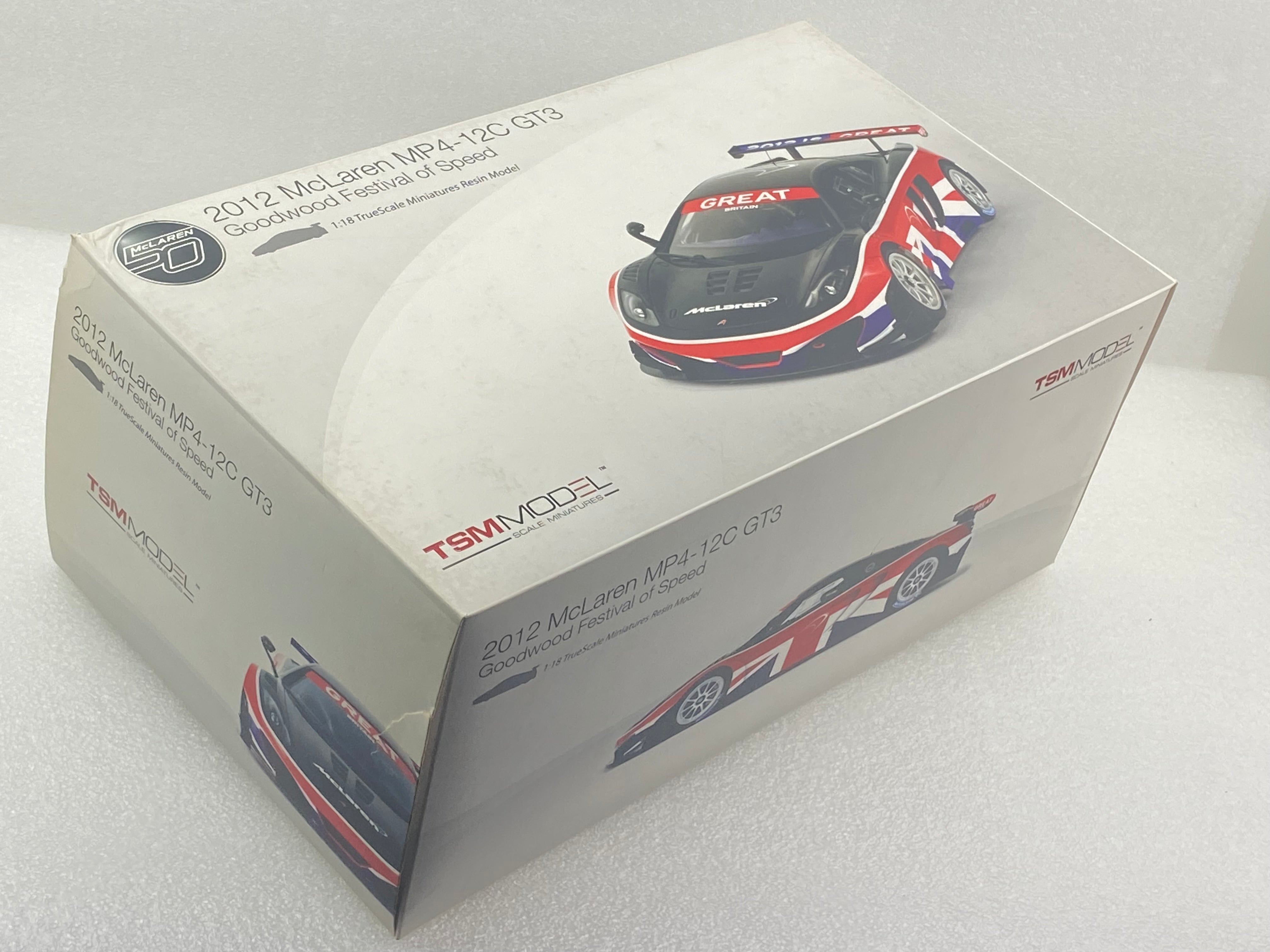 TSM 1:18 McLaren MP4-12C GT3 2012 Goodwood Festival of Speed TSM131812R