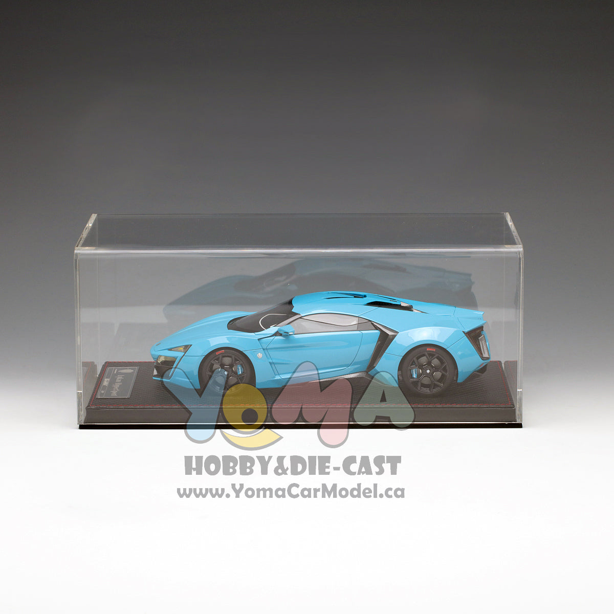Frontiart 1:18 W Motor Lykan Hypersport Tiffany Blue F030-33