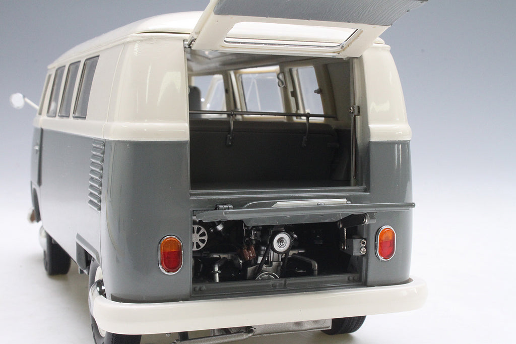 Schuco 1:18 Volkswagen VW T1 Bus Pearl White/Grey 450037500