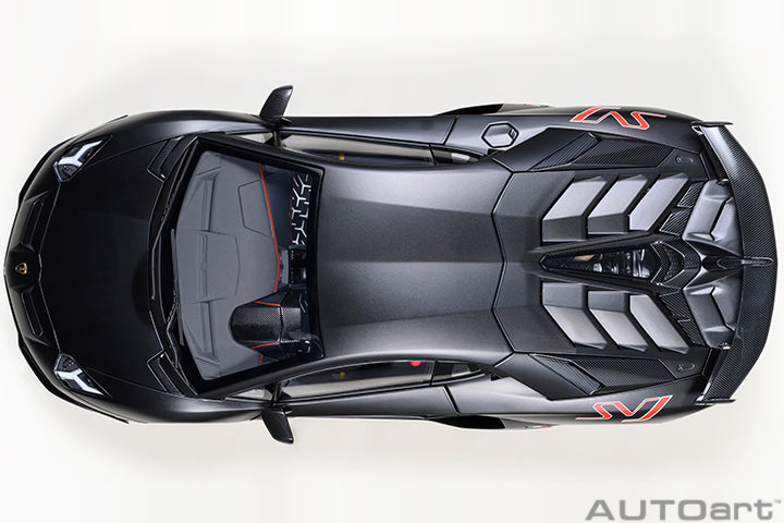 LAMBORGHINI AVENTADOR SVJ (NERO NEMESIS/MATT BLACK)