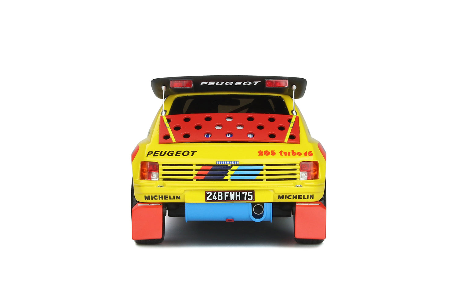 OTTO 1:18 1987 Peugeot 205 Grand Raid Dakar #205 Vatanen OT354