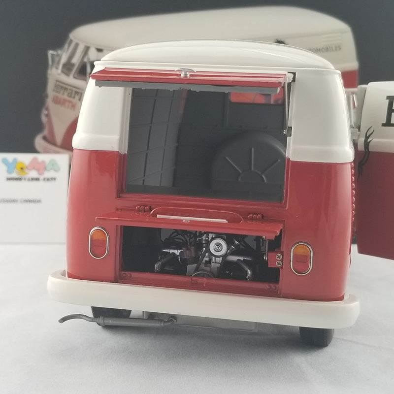 Schuco 1:18 Volkswagen T1b Ferrari Automobile box van Francorchamps 450036700