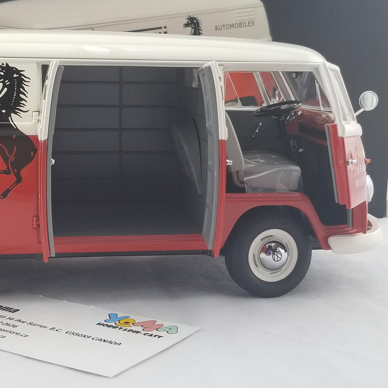 Schuco 1:18 Volkswagen T1b Ferrari Automobile box van Francorchamps 450036700