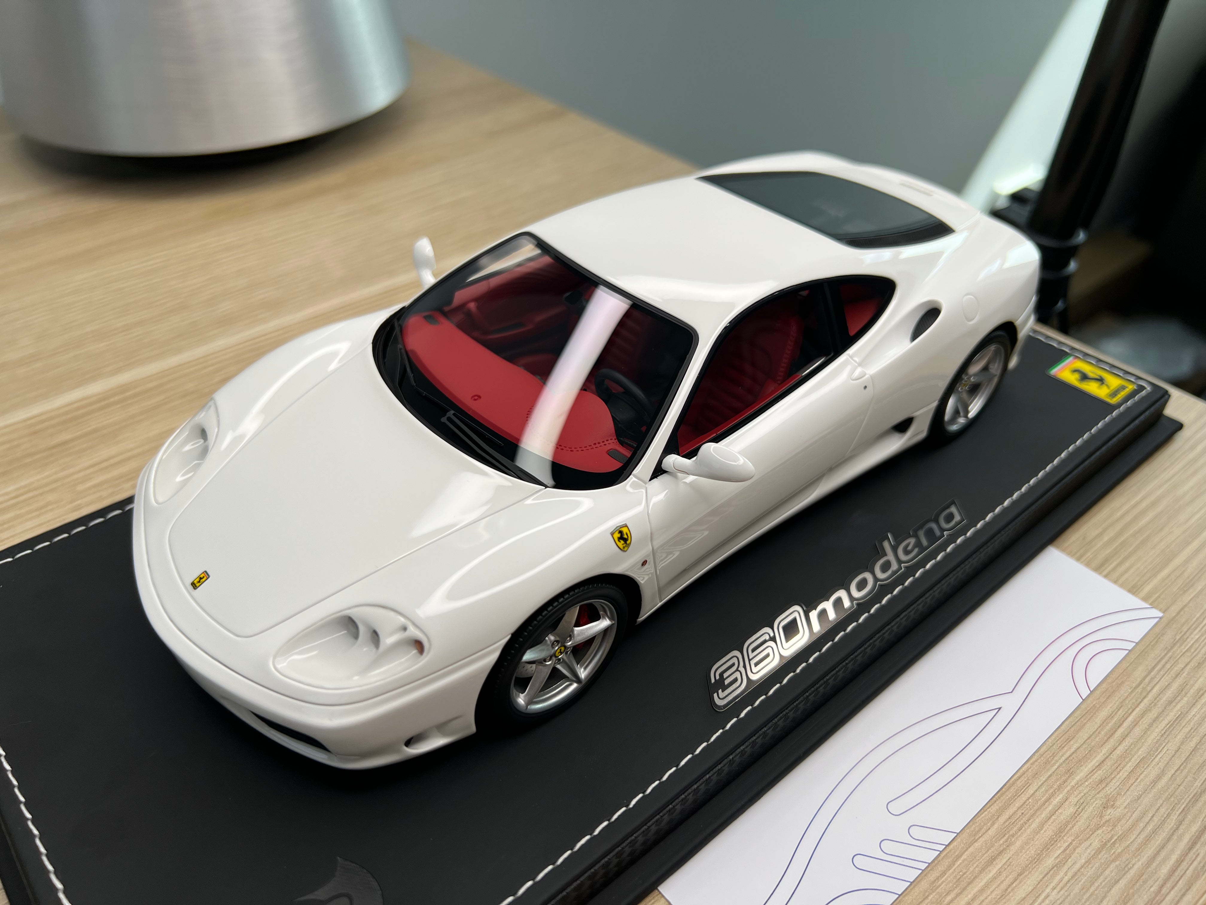 Ferrari 360 Modena - Bianco Avus - 1:18