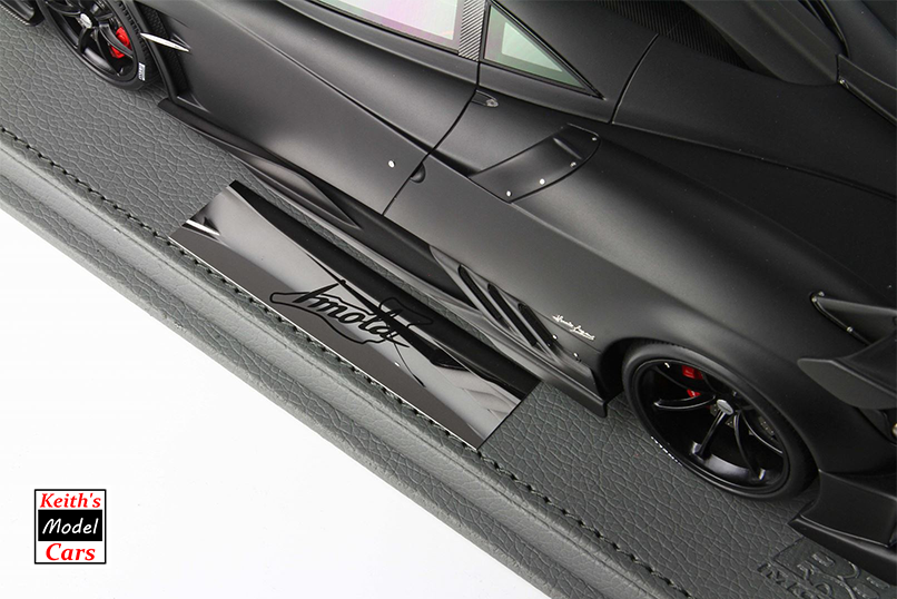 [1/18 Scale] Pagani Imola in Matte Black by BBR Models