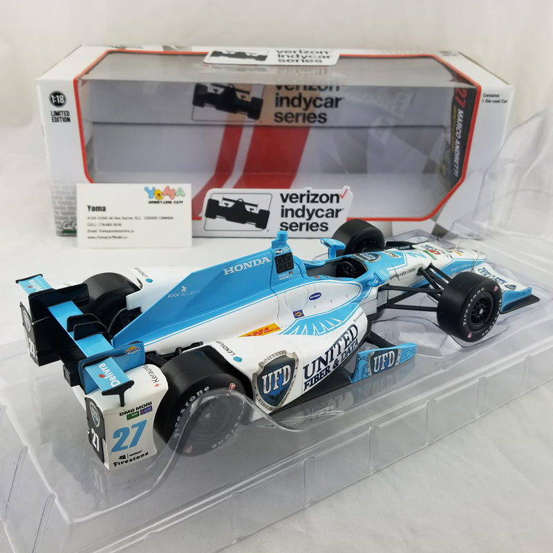 GreenLight 1:18 2017 IndyCar Series #27 Marco Andretti / Andretti Autosport, United Fiber & Data 11013