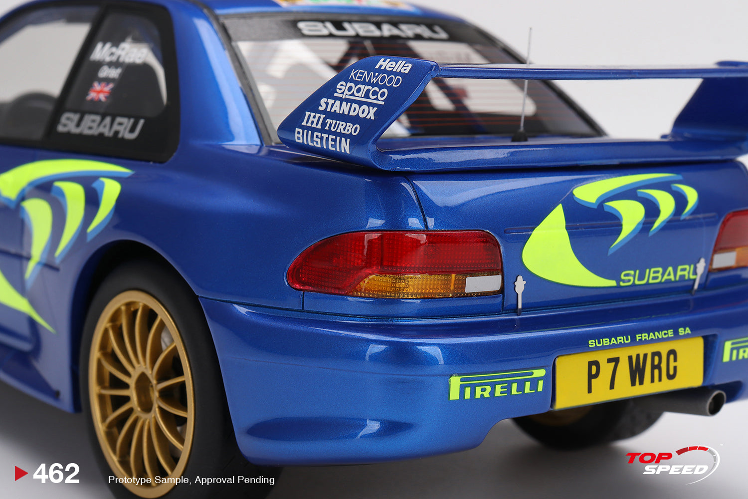 *PREORDER* TopSpeed Models 1:18 Subaru Impreza WRC97 1997 Rally Sanremo Winner #3