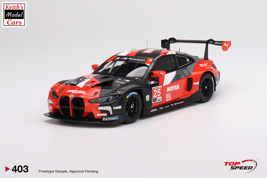 [1/18 Scale] BMW M4 GT3 - BMW Team RLL - 2022 IMSA Daytona 24 Hrs (No.25 C. de Phillippi/J. Edwards/A. Farfus/J. Krohn) by TopSpeed-Models