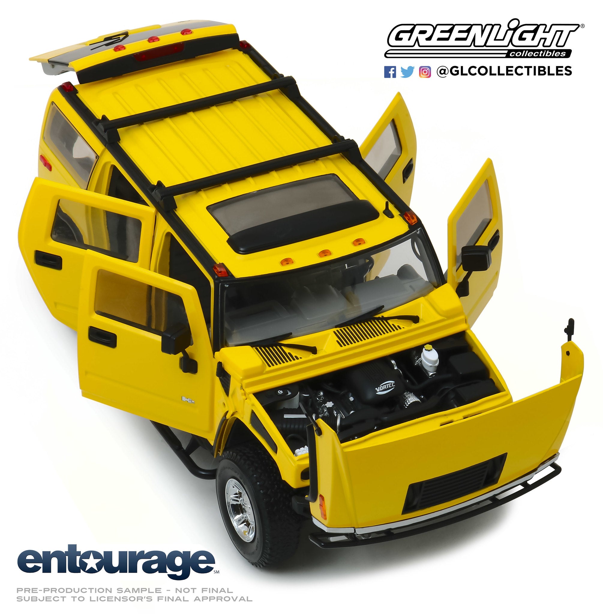 Highway 61 1:18 Entourage (2004-2011 TV Series) - 2003 Hummer H2 HWY-18015