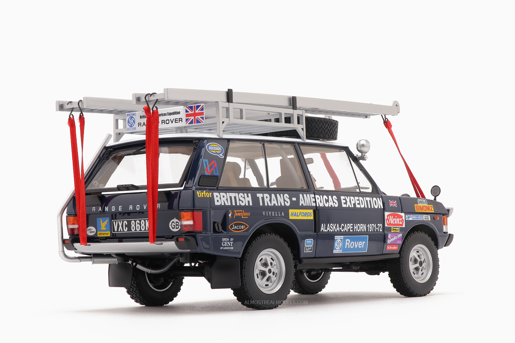 Range Rover “The British Trans-Americas Expedition” (868K) 1:18 by Almost Real