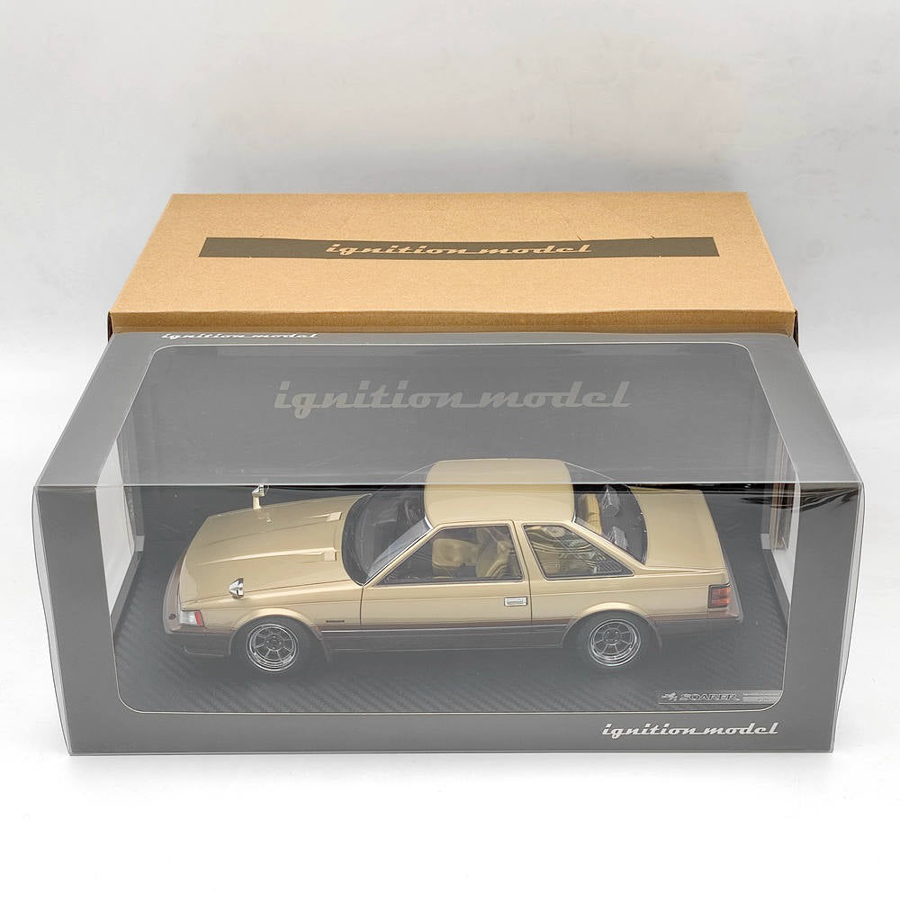 Ignition Model 1/18 Toyota Soarer 2800GT Extra Z10 Gold/Brown IG1372 Resin Toy Car Model Gift
