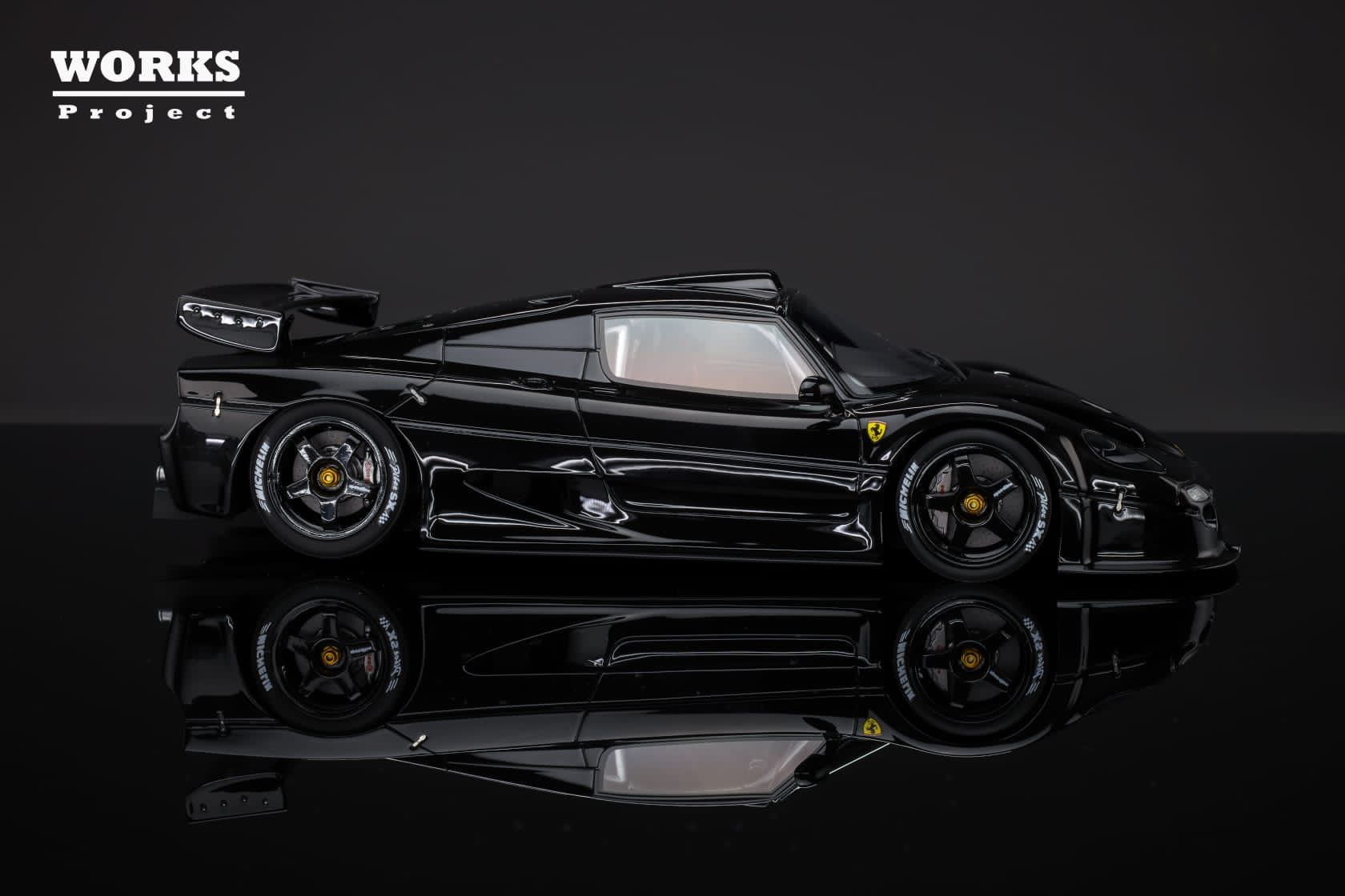 WORKS Project 1:18 Ferrari F50 GT in Black