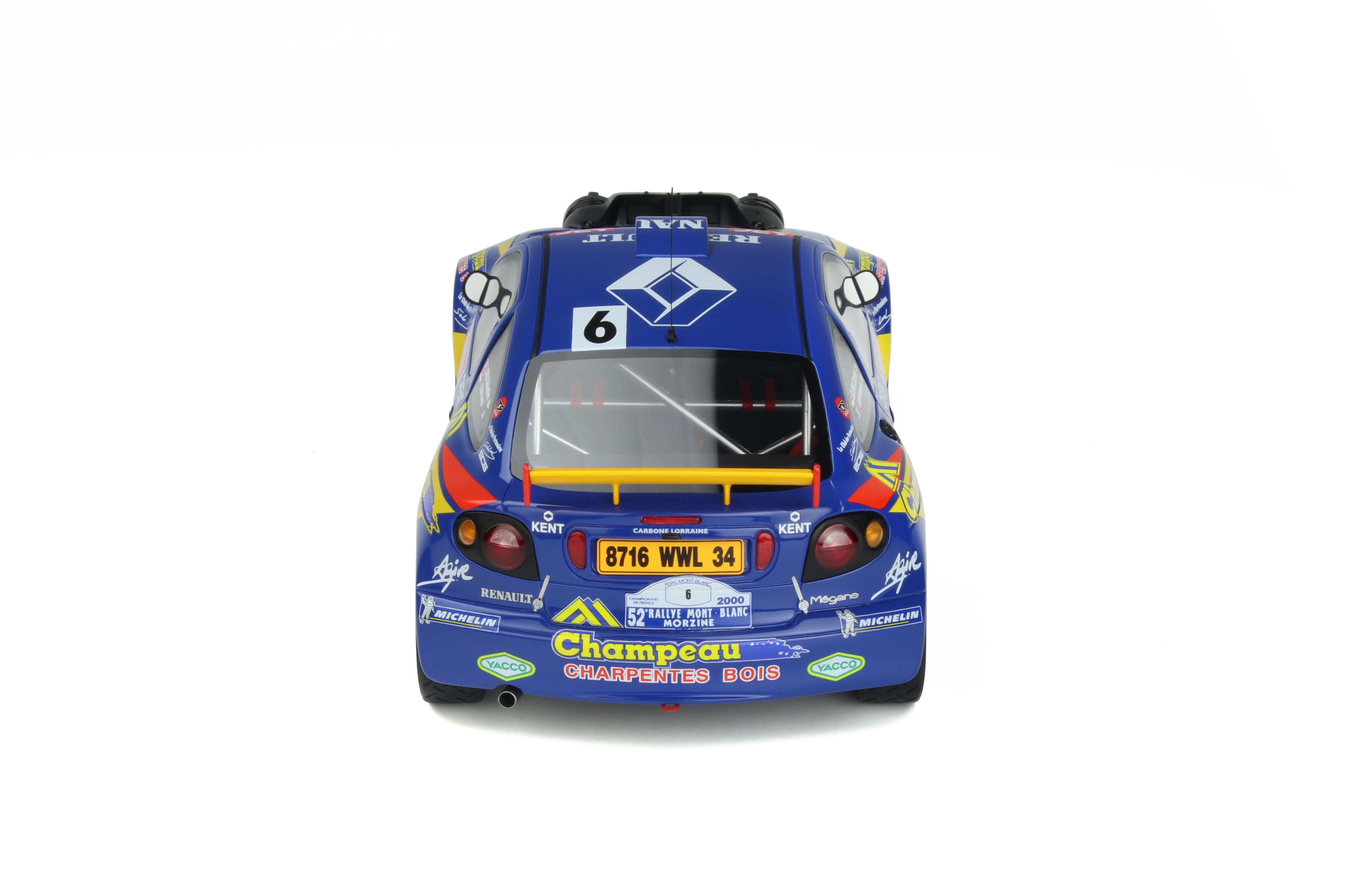 OTTO 1:18 Renault Megane Maxi #6 Rally of Monte Blanc 2000 OT960