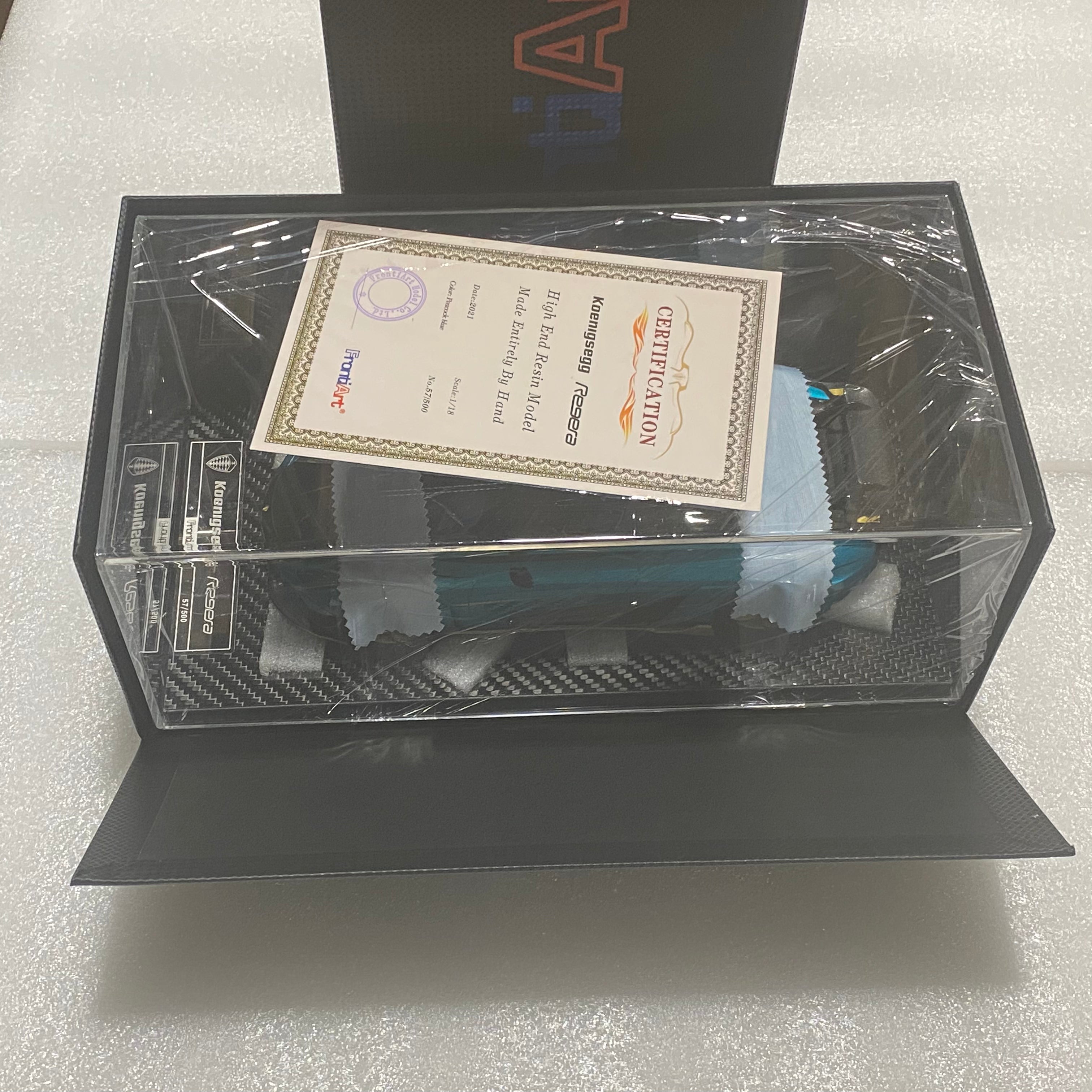 Frontiart 1:18 Koenigsegg Regera Peacock blue F079-159