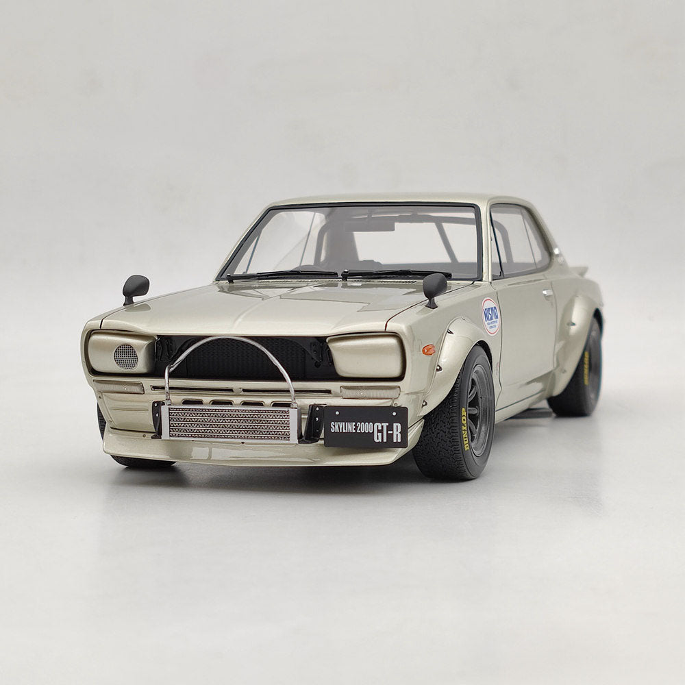 Ignition Model IG2020 1/18 Nissan Skyline 2000 GT-R (KPGC10) Resin Model Silver Toys Car Gift