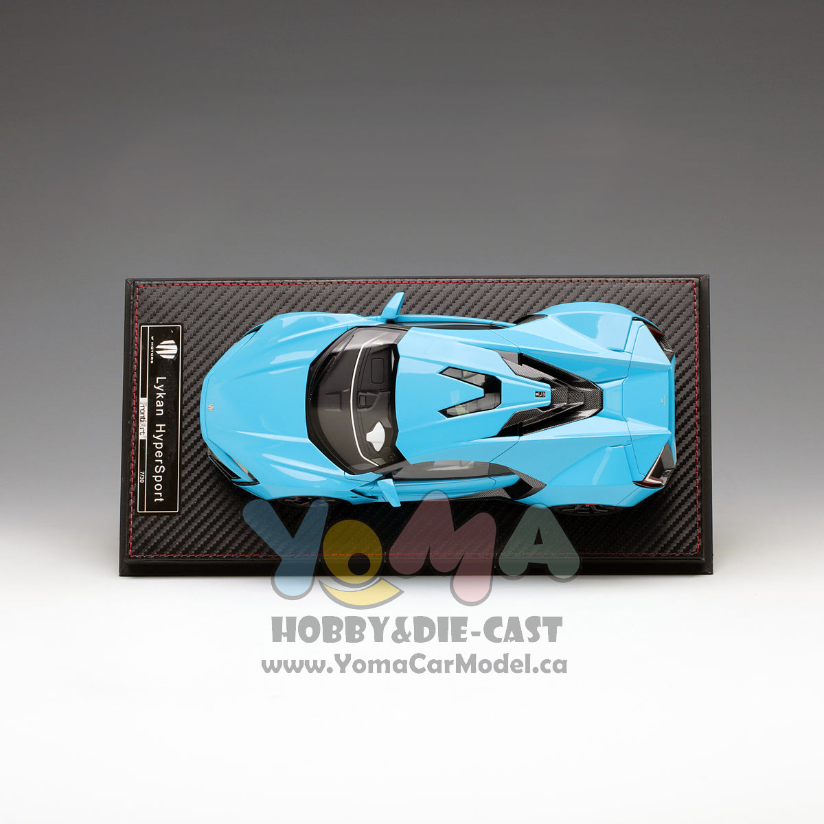 Frontiart 1:18 W Motor Lykan Hypersport Tiffany Blue F030-33