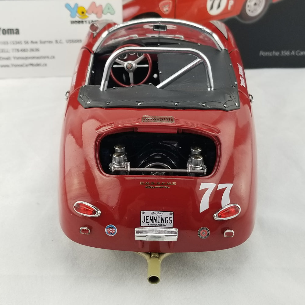 Schuco 1:18 Porsche 356A Speedster #77 Bruce Jennings 450030700