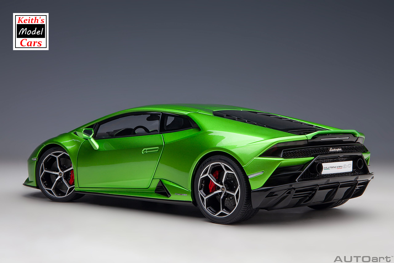[1/18 Scale] Lamborghini Huracán Evo in Verde Selvans by AUTOart Models