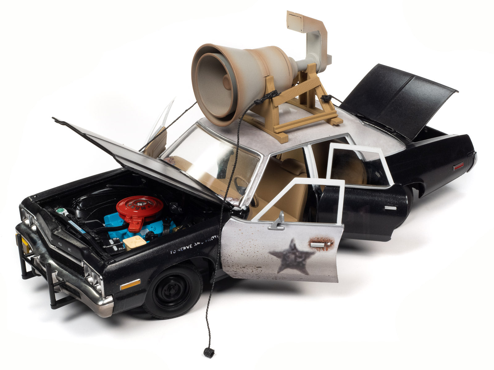 Blues Brothers 1974 Monaco Police Pursuit 1:18 Scale