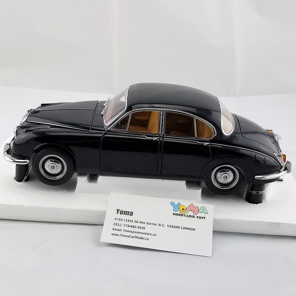 Paragon 1:18 1967 Jaguar MK2 Daimler V8 250 Black PA-98311