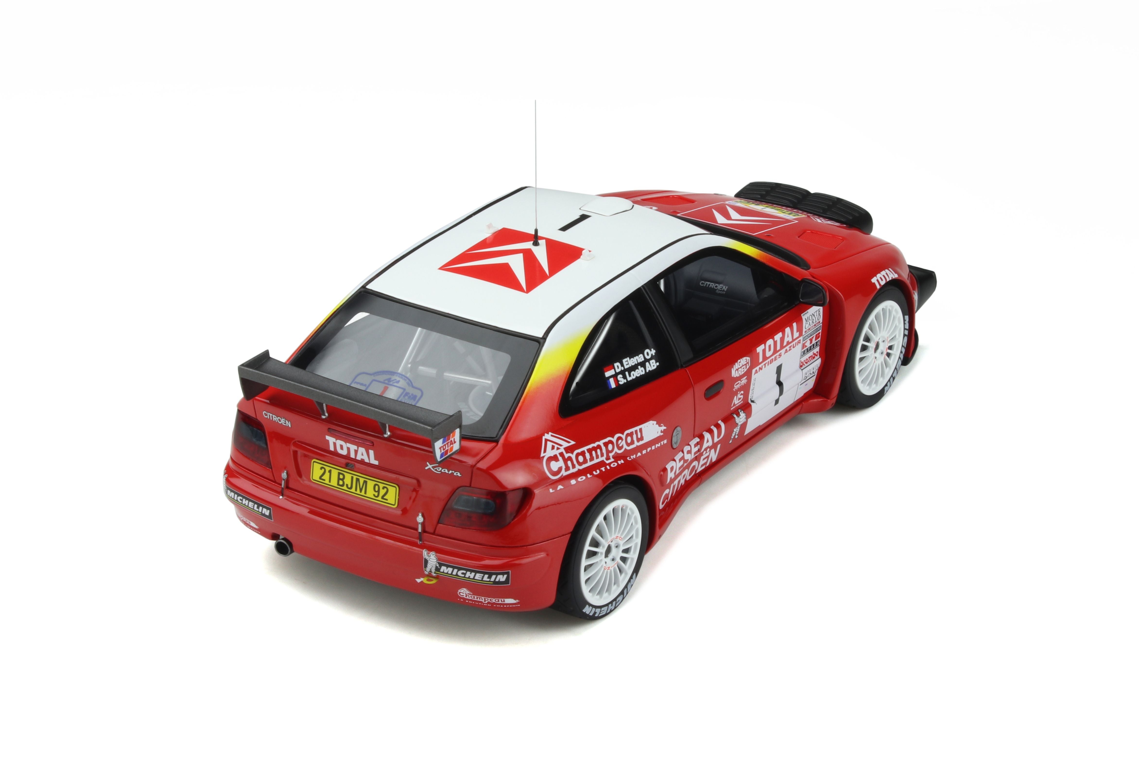 OTTO 1:18 Citroen XSARA Kitcar Sebastien Loeb/Daniel Elena #1 World Rally Championship 2001 OT920