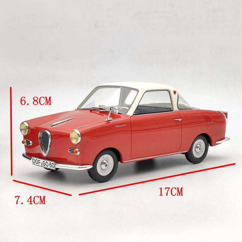 1/18 Schuco Goggomobil Coupe TS 250 red/white Resin Model Car Limited Collection