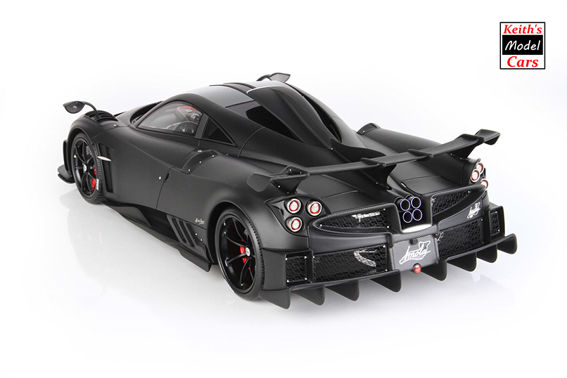 [1/18 Scale] Pagani Imola in Matte Black by BBR Models