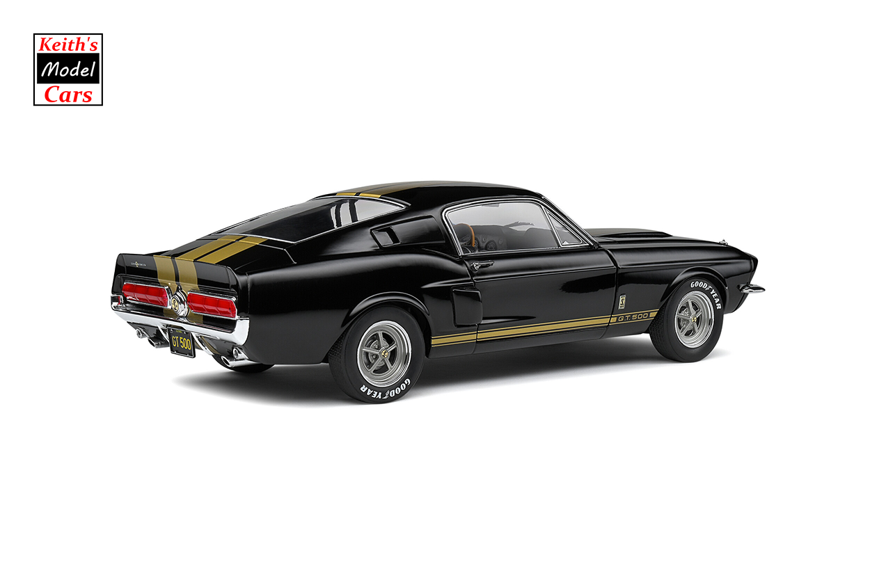 [1/18 Scale] 1967 Shelby GT500 in Black by Solido