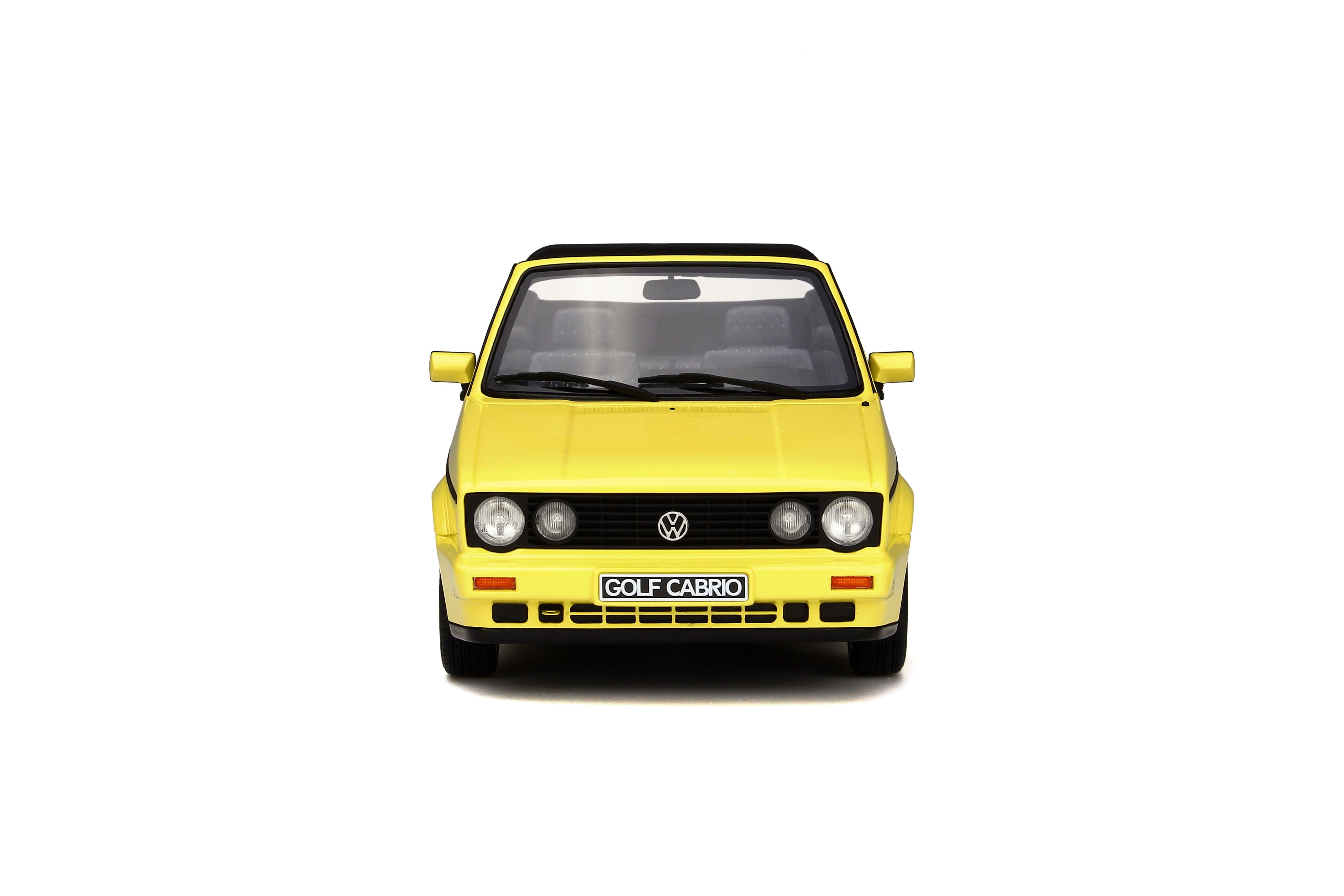 OTTO 1:18 Volkswagen Golf Cabriolet Young Line 1981 Yellow OT693