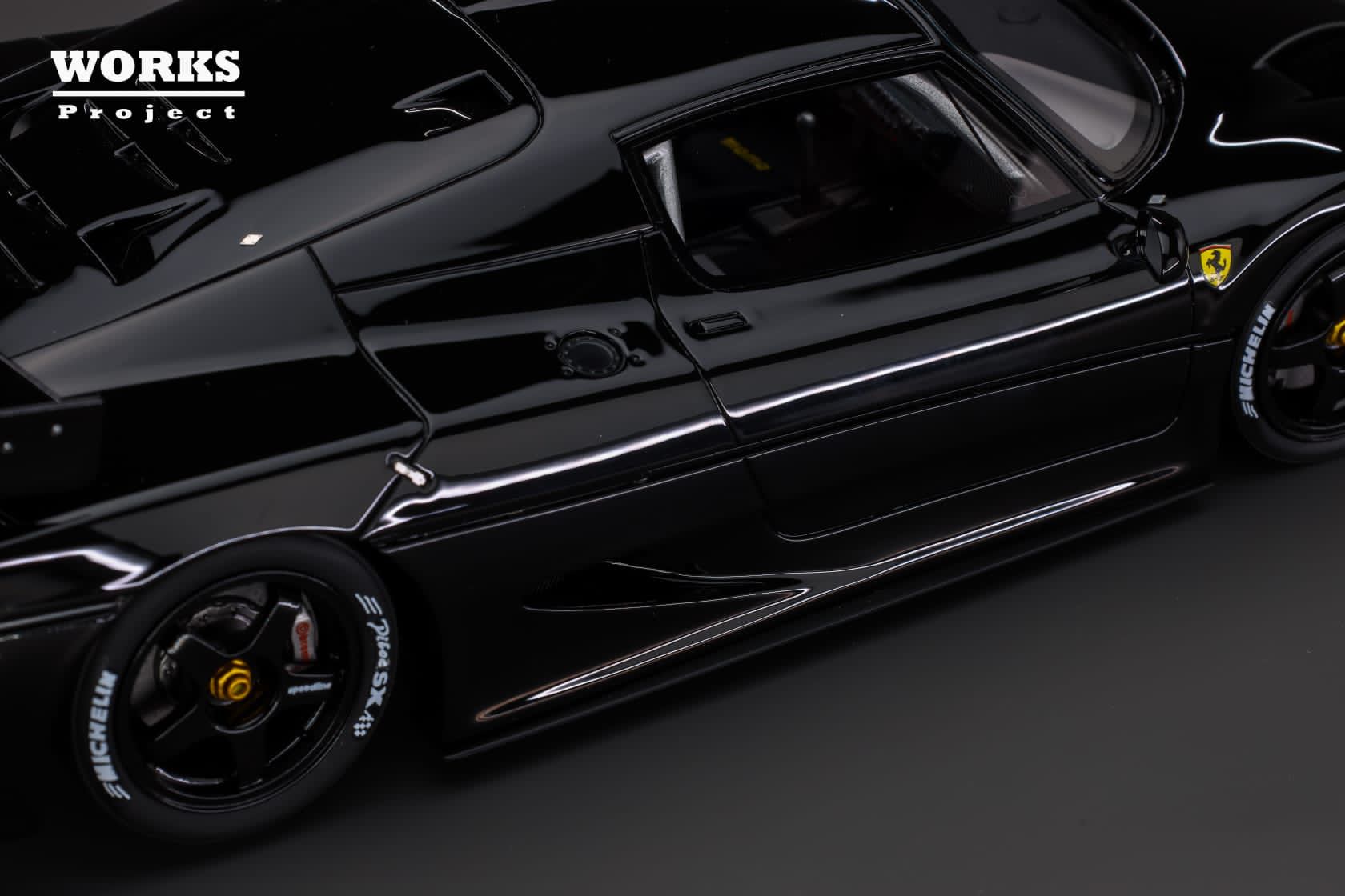 WORKS Project 1:18 Ferrari F50 GT in Black