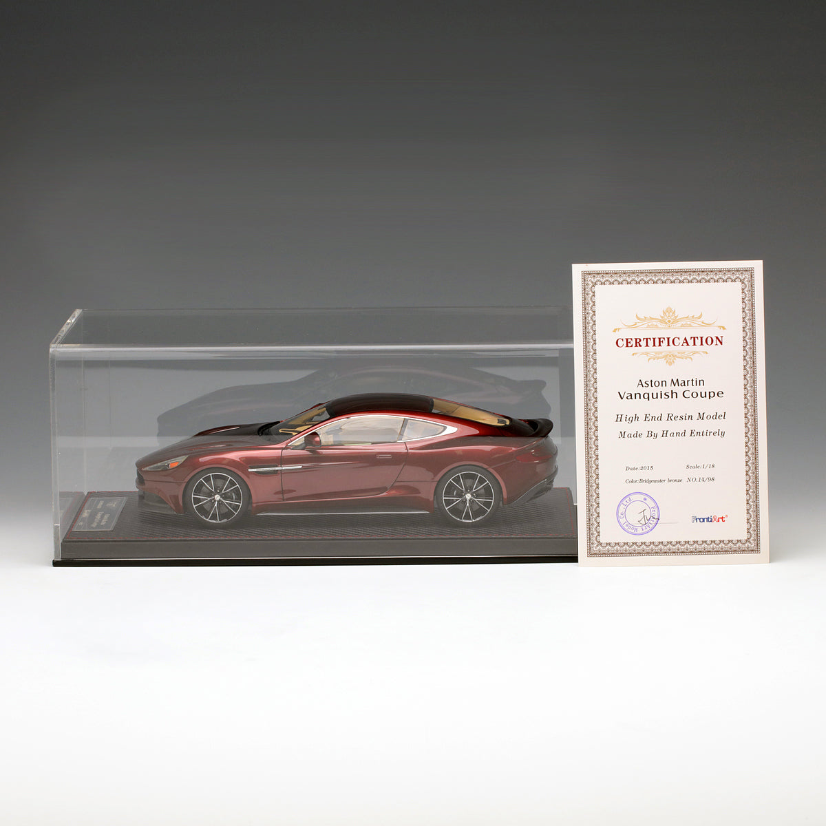 Frontiart 1:18 Aston Martin Vanquish coupe Open Bronze FA008-59