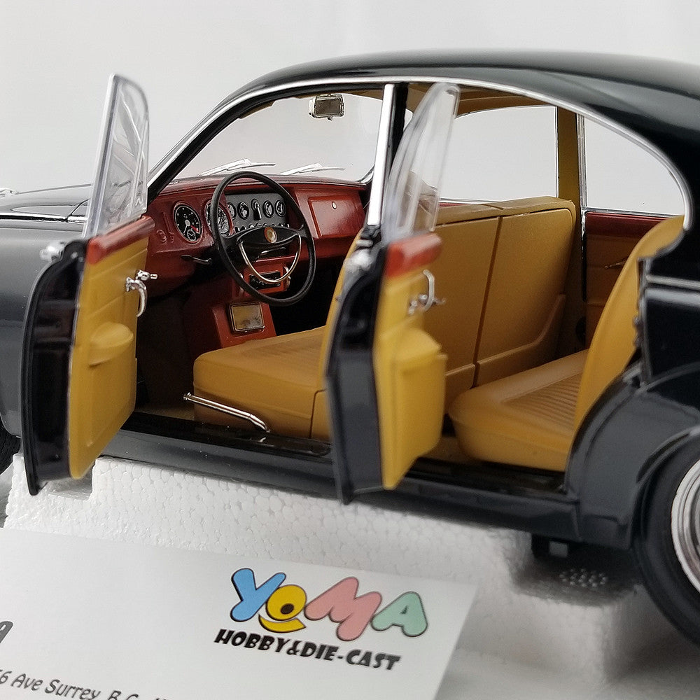 Paragon 1:18 1967 Jaguar MK2 Daimler V8 250 Black PA-98311