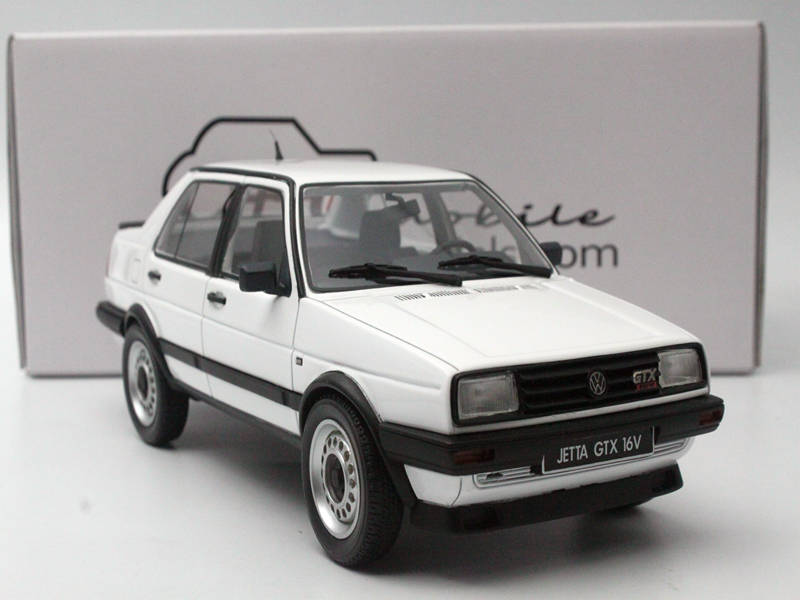 Otto 1:18 otto Mobile LTD Volkswagen Jetta GTX 16V Model Resin Vehicle Models Toys Diecast Red/white/black/light gold Collection