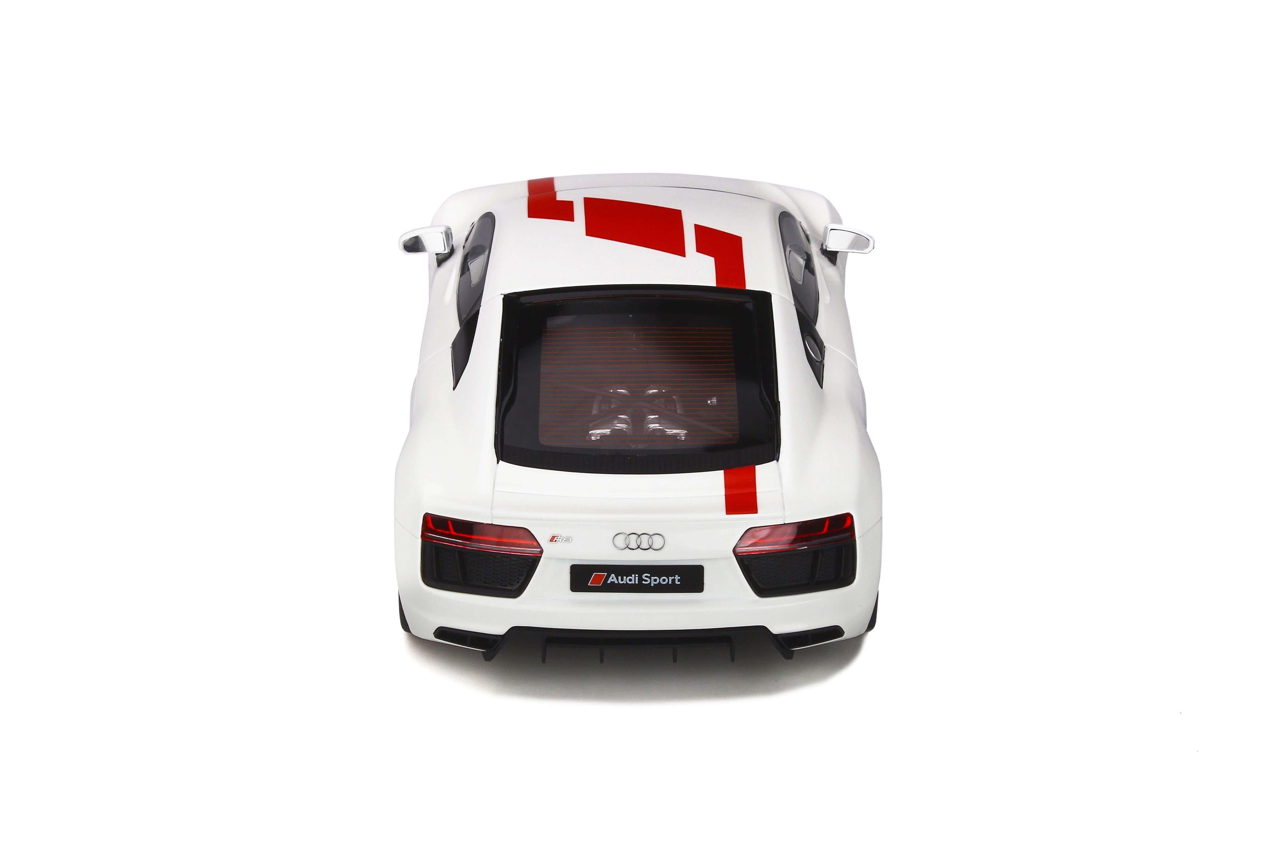 GT Spirit 1:18 Audi R8 V10 RWS TBC 2018 White/Red GT247