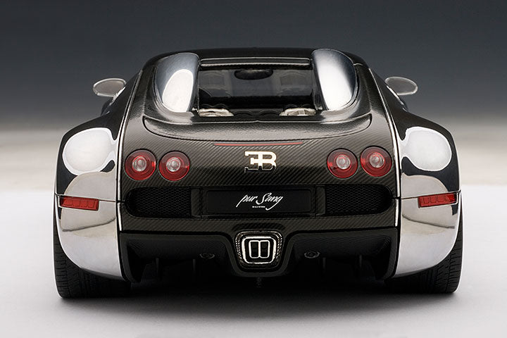 BUGATTI EB VEYRON 16.4 PUR SANG (BLACK/ALUMINIUM CASTING)