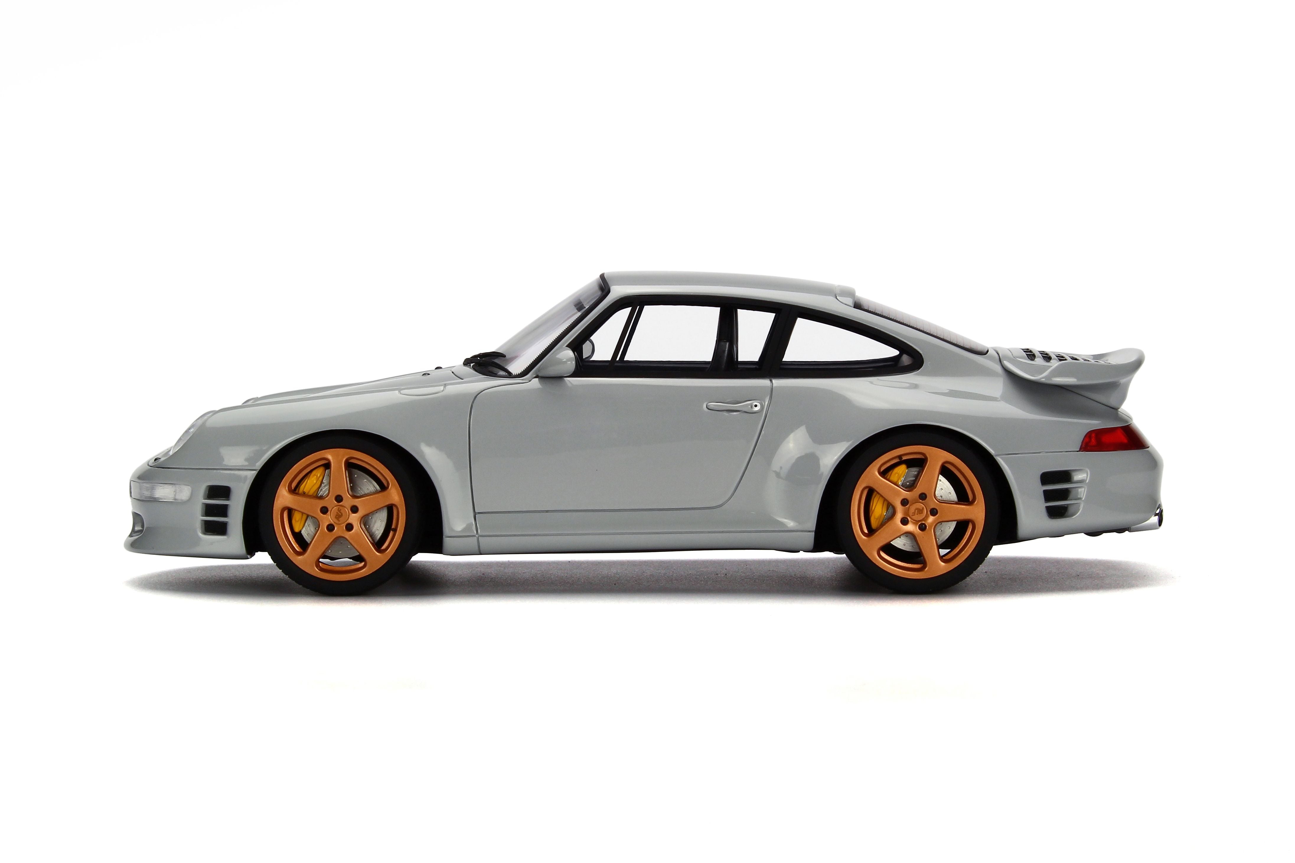 GT Spirit 1:18 Porsche 911 (993) Turbo R by Ruf in Grey GT145