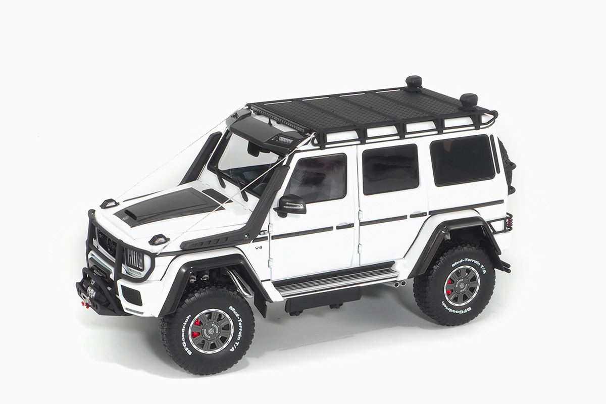 Brabus 550 Adventure Mercedes-Benz G 500 4×42 White 1:18 by Almost Real