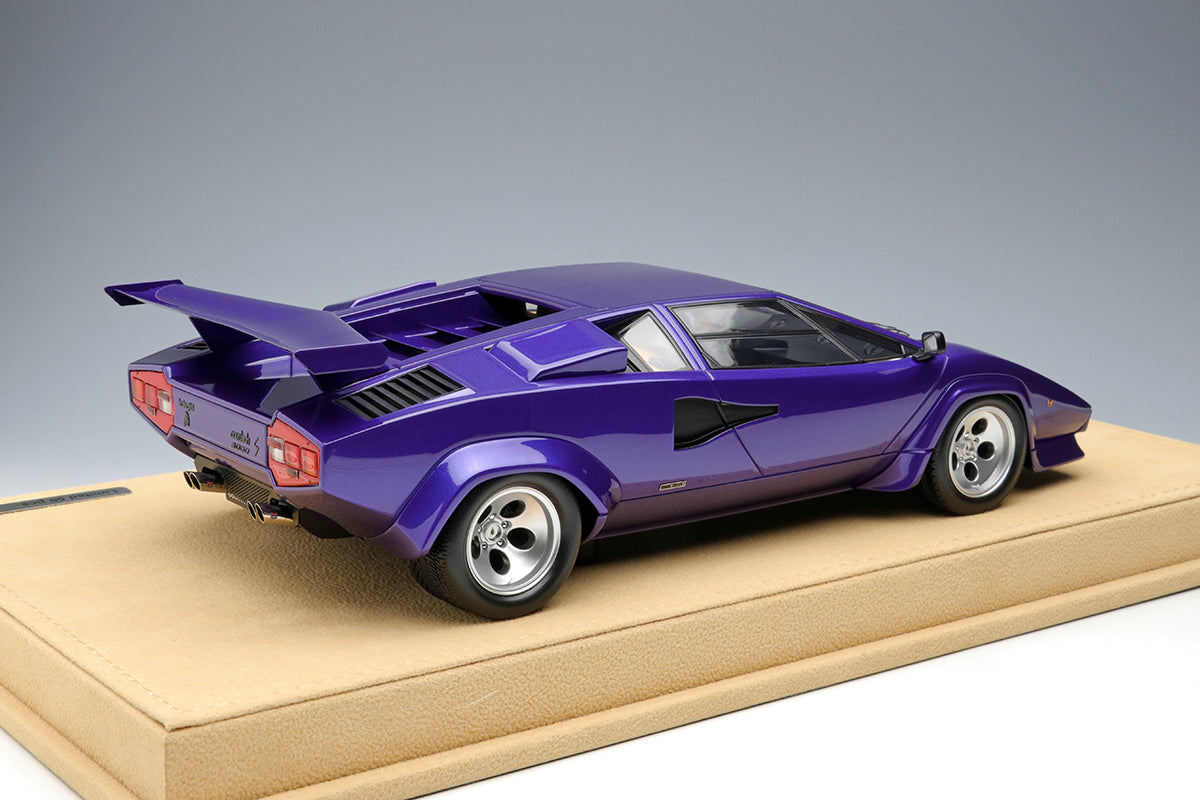 Lamborghini Countach LP5000S 1982 - metallic purple - 1:18