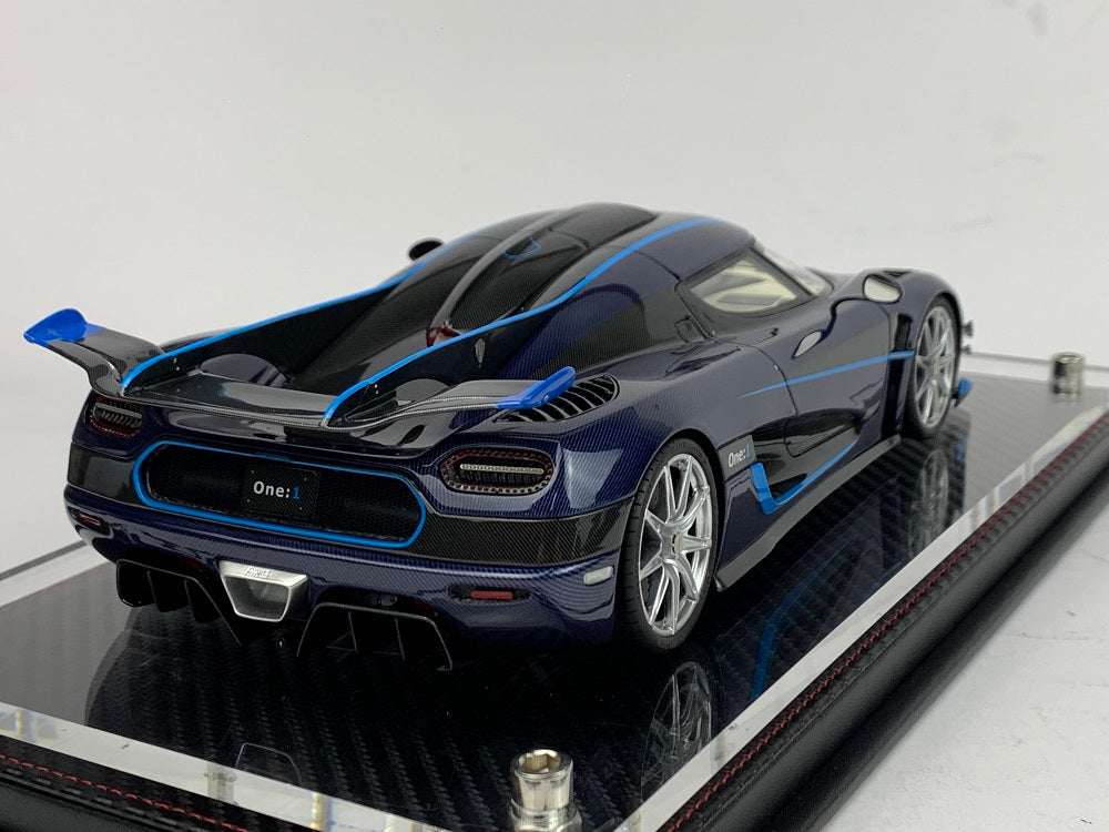 Frontiart 1:18 Koenigsegg One1 (new)  Carbon Blue F033-166