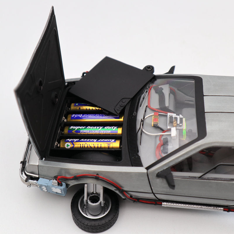 Hot Wheels 1/18 Super Elite Back To The Future Time Machine BLY44 Ultimate Editon Car Models Diecast Toys Hobbies Collection Gifts