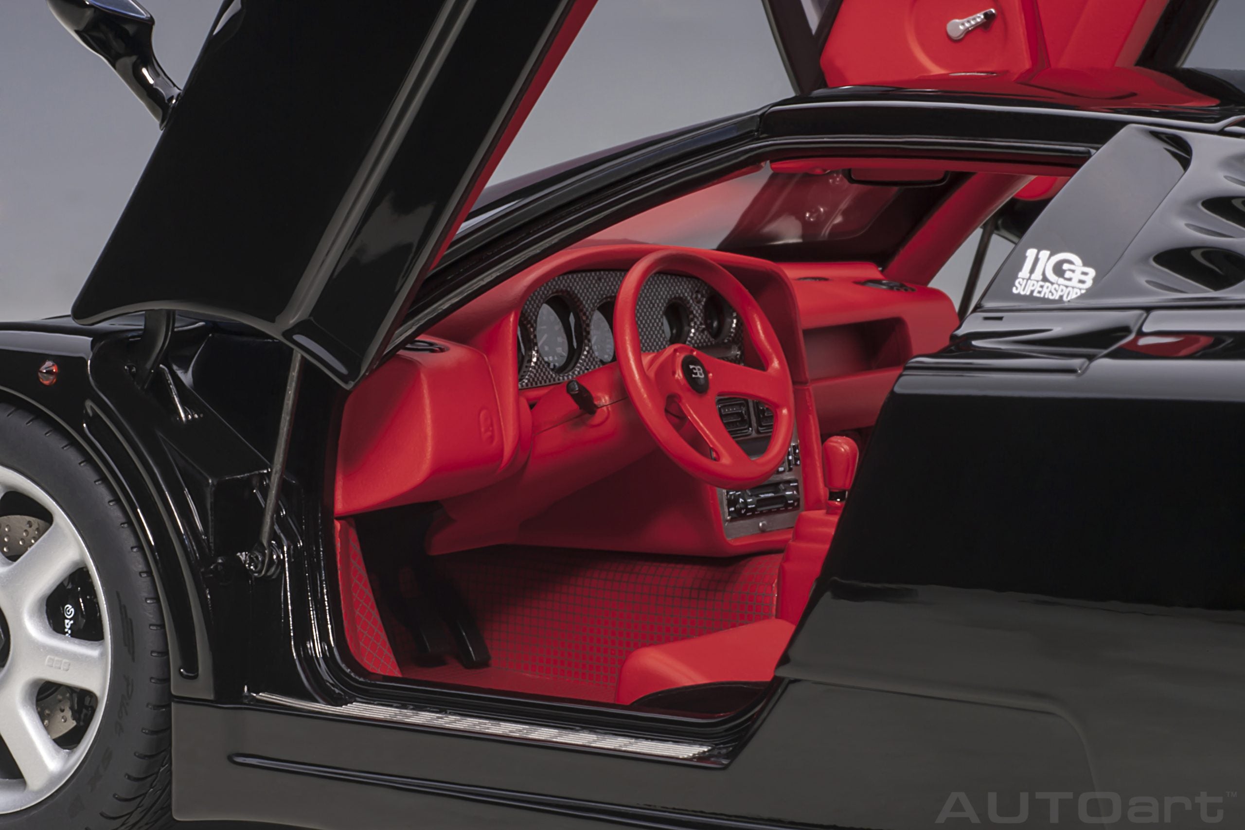 AUTOart 1:18 Bugatti EB110 SS Black 70919