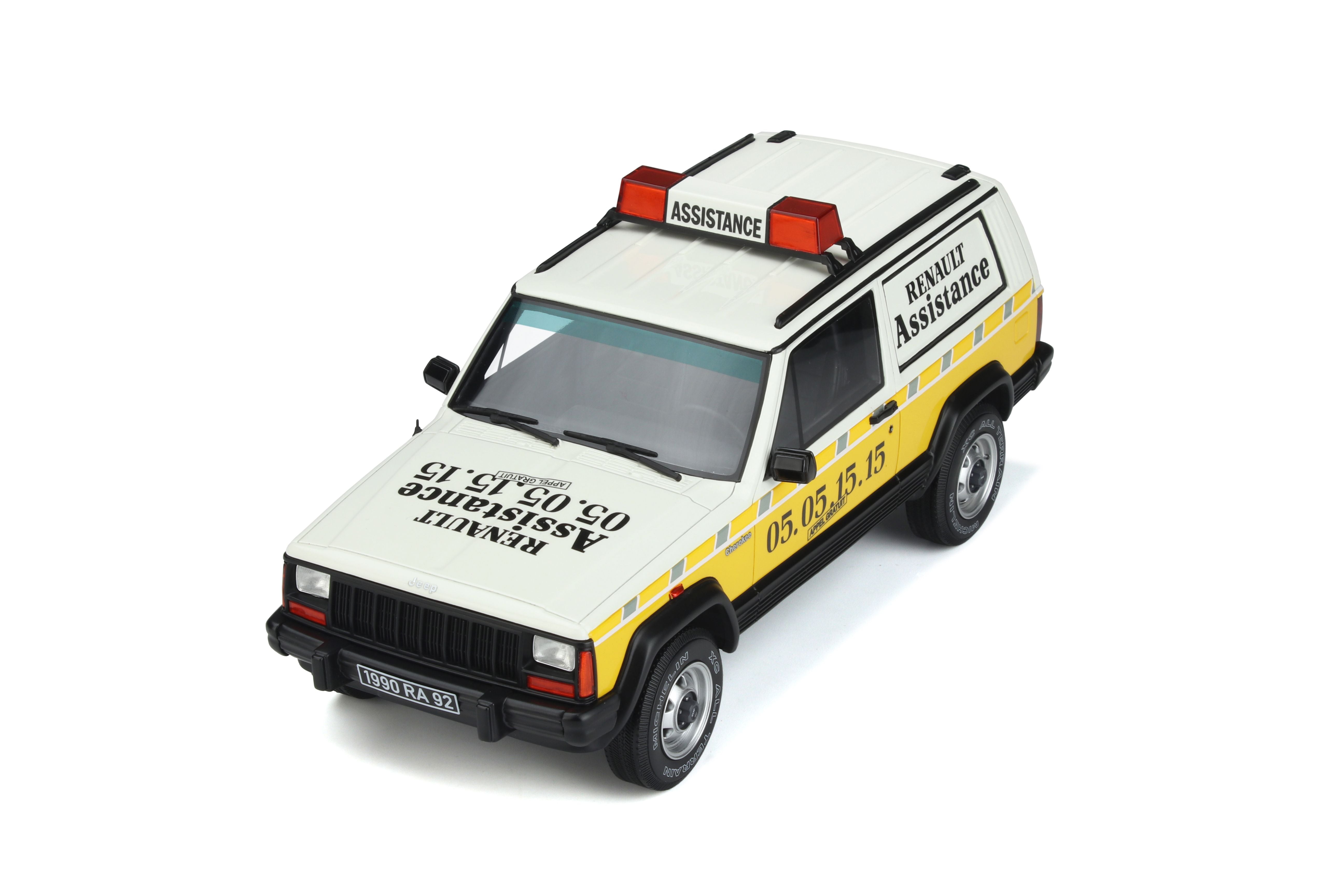 OTTO 1:18 Jeep Cherokee Renault Assistance 1989 OT939