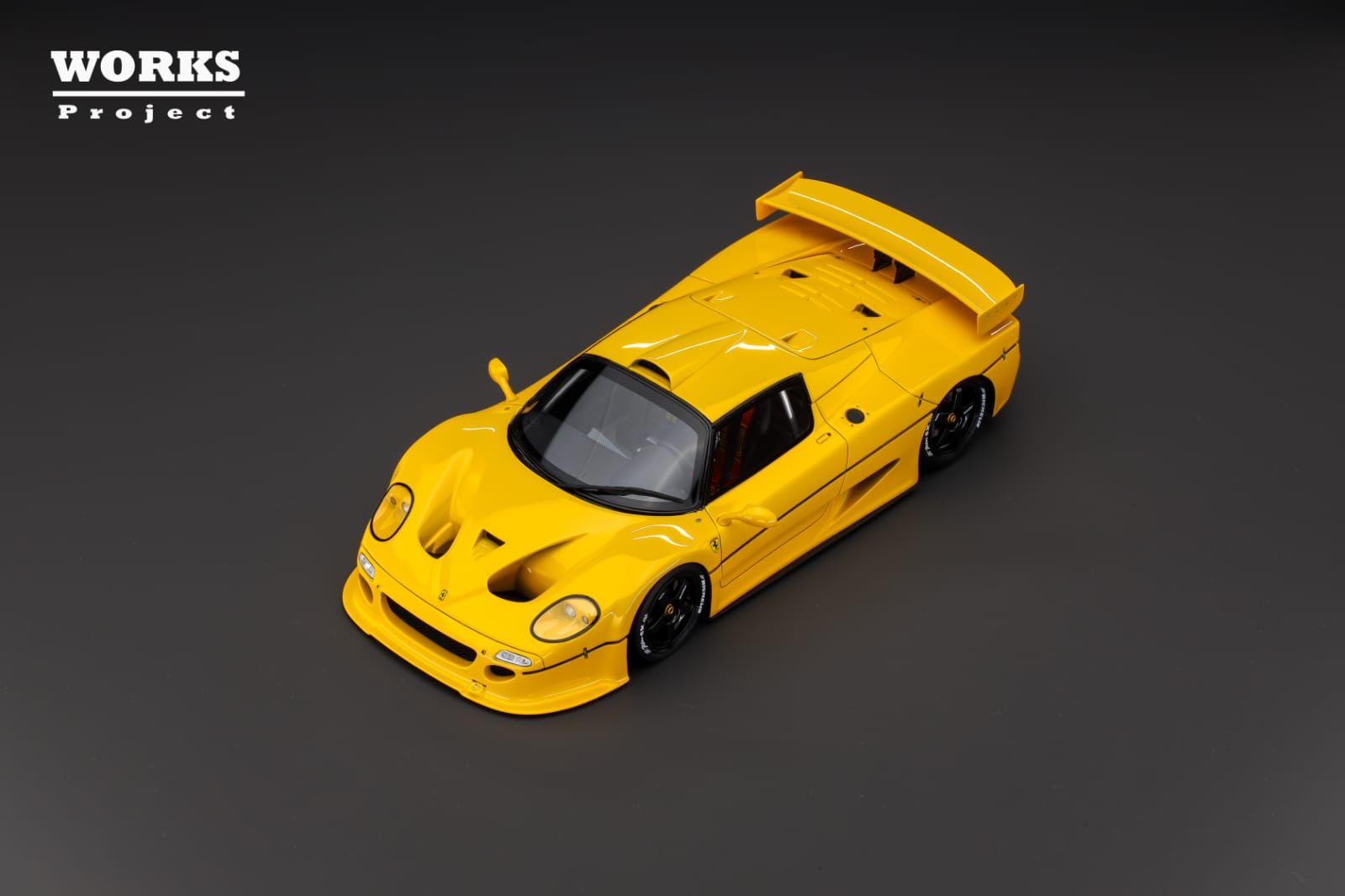 WORKS Project 1:18 Ferrari F50 GT in Yellow