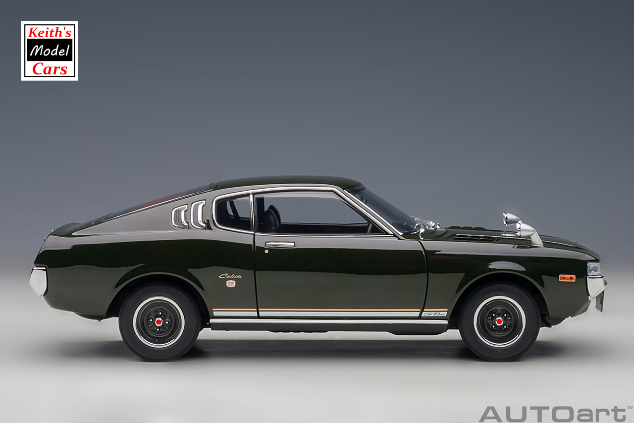 [1/18 Scale] Toyota Celica Liftback 2000GT (RA25) 1973 in Moss Green by AUTOart Models