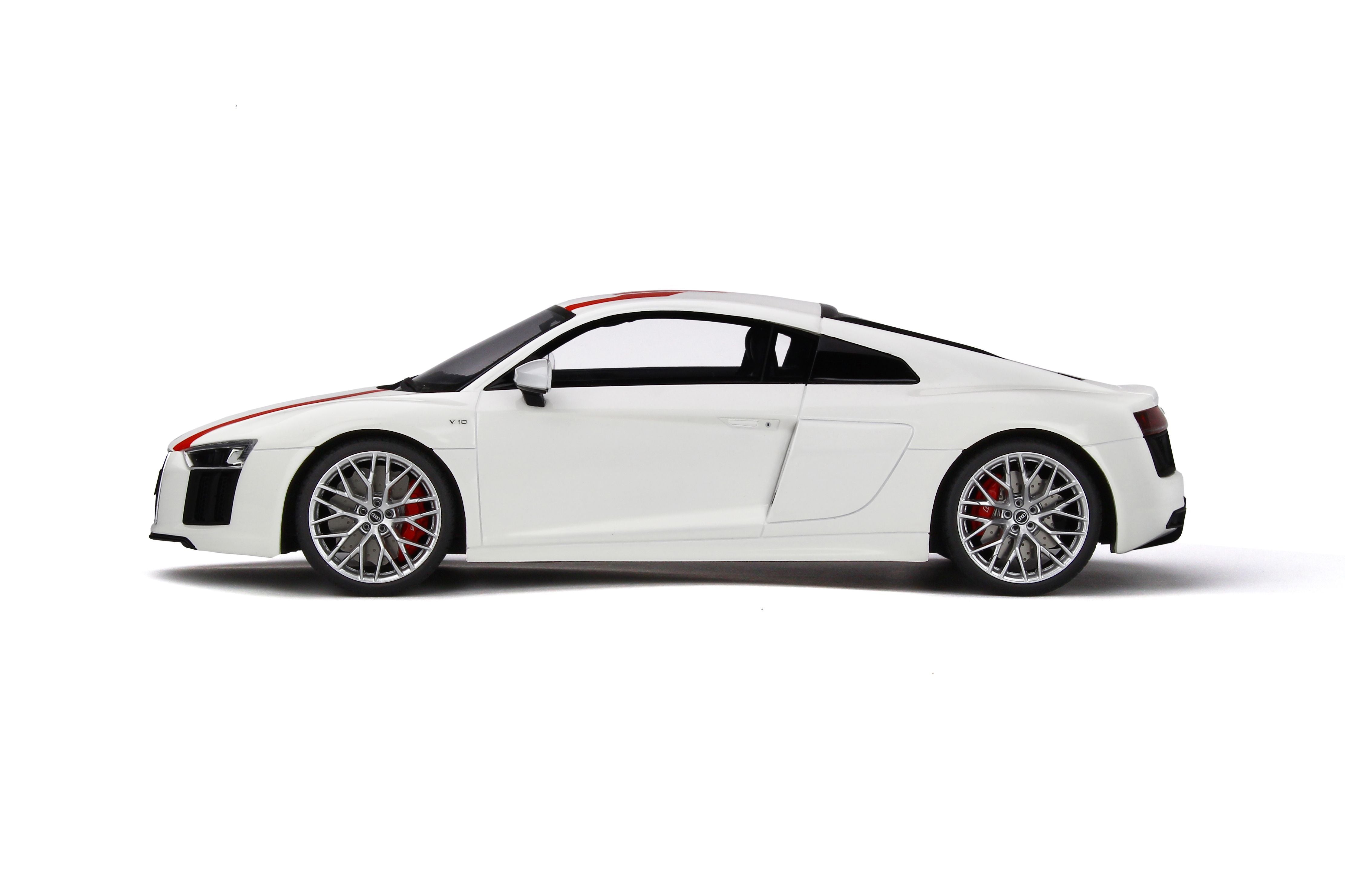 GT Spirit 1:18 Audi R8 V10 RWS TBC 2018 White/Red GT247